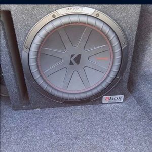 12’subwoofer and 800 watt amp